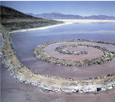 spiral jetty Robert Smithson's Spiral Jetty is both art and science.