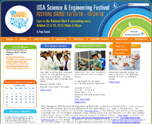 The Inaugural USA Science & Engineering Festival Expo takes place October 23 & 24, 10 a.m. - 5:30 p.m., in Washington, D.C. The USA Science & Engineering Festival Expo takes place October 23 & 24, 10 a.m. - 5:30 p.m., in Washington, D.C.