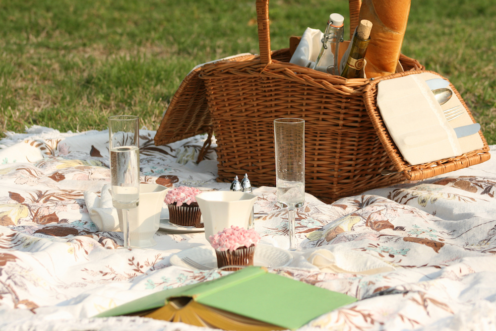 Picnic Blanket and Basket by Amy Liscomb (CC BY-NC-ND 2.0)