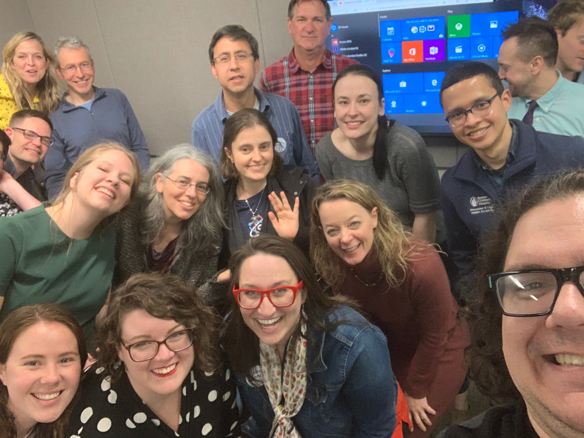 Group selfie from the workshop